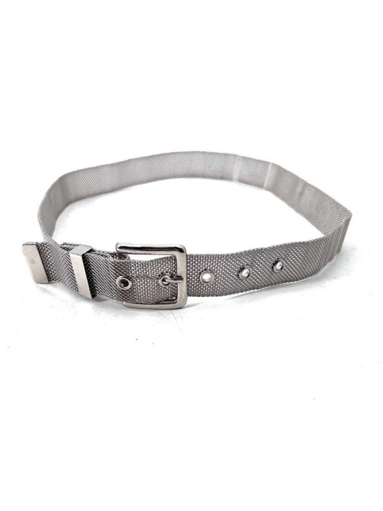 Vintage Silver Metal Mesh Belt 1\
